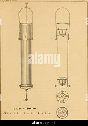 Tiefsee klingende und Baggerarbeiten; eine Beschreibung und Diskussion der Methode und Geräte an Bord der Küste und Geodetic Survey Dampfer, Blake genutzt. (1880) Stockfoto