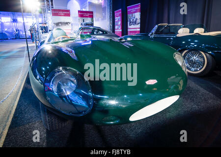 Sport Rennwagen Jaguar D-Type. Stockfoto