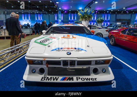 Sportwagens BMW M1 Procar (Rennversion des BMW M1), 1980. Stockfoto