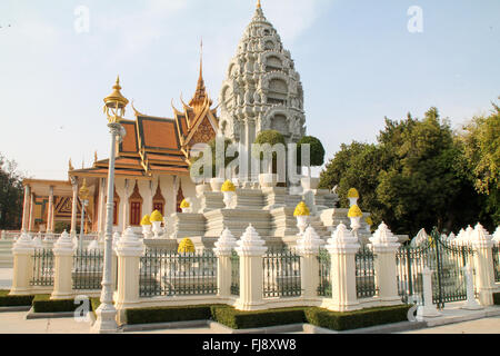 Königlicher Palast-Tempel in Phnom Penh, Kambodscha Stockfoto