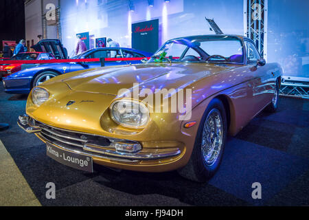 Gran Turismo-Coupé Lamborghini 350 GT, 1965. Entworfen von Carrozzeria Touring. Stockfoto