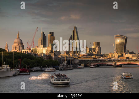 Die Skyline von London, UK Stockfoto