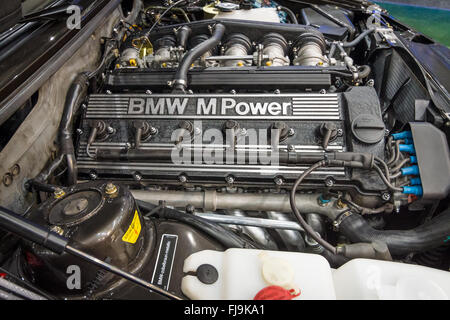 Motor M macht der BMW 3er Serie (E36). Close-up. Stockfoto