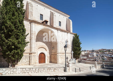 Chinchón, Madrid, Spanien. . Iglesia de Nuestra Señora De La Asunción. Stockfoto