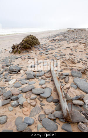 Schiffswrack an der Skeleton Coast, Namibia. Stockfoto