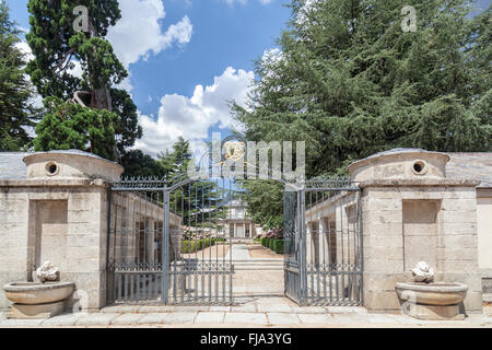 El Escorial, Madrid, Spanien. Casita del Príncipe. Stockfoto