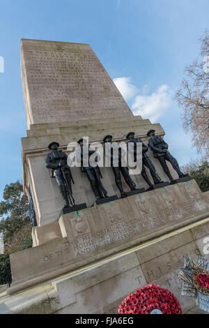 Die Wachen Memorial, auch bekannt als die Wachen Division War Memorial, Westminster, London, England, Vereinigtes Königreich. Stockfoto