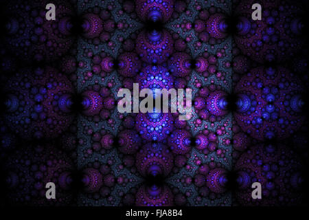 Kugelförmige Basis Fraktale Stockfoto