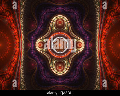 Grand Julia festlegen Fraktal, abstrakten Hintergrund Stockfoto