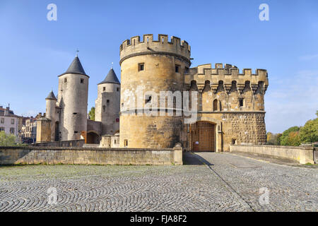 Porte des Allemands (Deutschlands Tor) in Metz Stockfoto