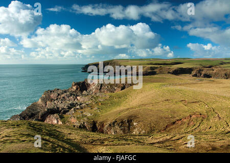 Mull of Galloway von oben West Tarbert, Galloway Stockfoto