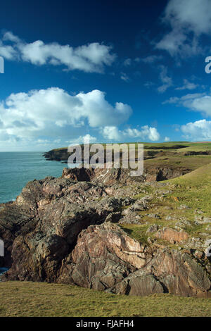 Mull of Galloway von oben West Tarbert, Galloway Stockfoto