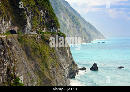 Qingshui Klippen und die angrenzenden Strände Stockfoto