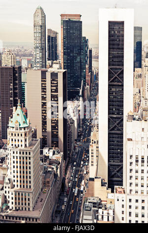 USA, New York, Manhattan, Geschäfts- und Wohngebäude in Downtown Manhattan Stockfoto