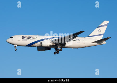 EL AL Israel Airlines Boeing 767 Stockfoto