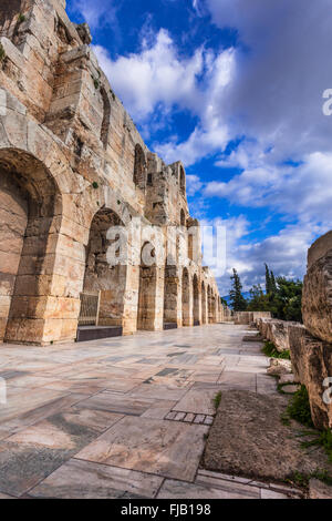 Odeon des Herodes Atticus, Athen Griechenland Stockfoto