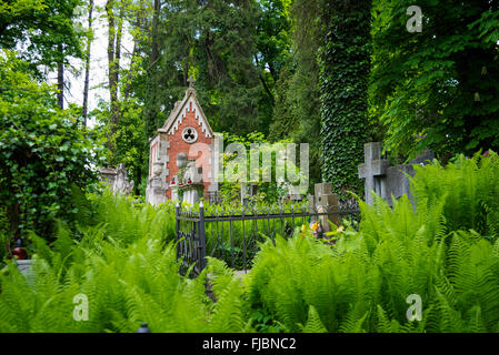 Lytschakiwski-Friedhof Stockfoto