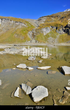 Nassfeld Reservoir, Nationalpark Hohe Tauern, Kärnten, Österreich Stockfoto