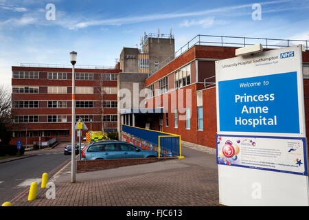 Prinzessin Anne Hospital in Southampton, Hampshire, UK Stockfoto