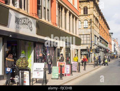 Afflecks Shop im nördlichen Viertel von Manchester, England, UK Stockfoto