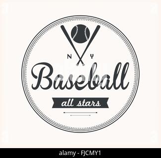 Baseball-Vektor-Label Stock Vektor