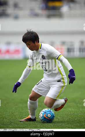 Seoul, Südkorea. 1. März 2016. Kohei Shimizu (Sanfrecce) Fußball: AFC Champions League-Gruppe F-match zwischen FC Seoul 4-1 Sanfrecce Hiroshima in Seoul World Cup Stadium in Seoul, Südkorea. © Takamoto Tokuhara/AFLO/Alamy Live-Nachrichten Stockfoto