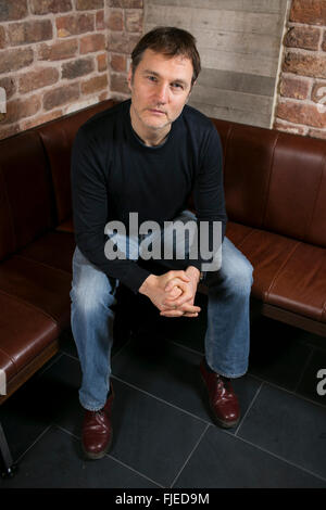 Schauspieler David Morrissey im Everyman Theatre Liverpool Stockfoto