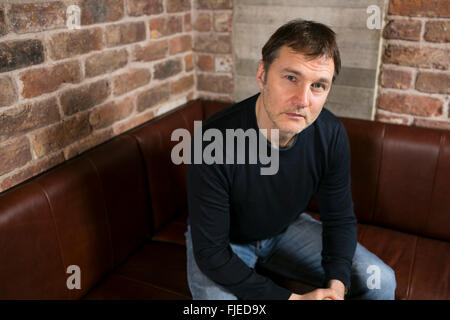 Schauspieler David Morrissey im Everyman Theatre Liverpool Stockfoto