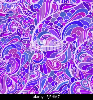 Paisley nahtlose Hintergrund Stoffmuster Stock Vektor
