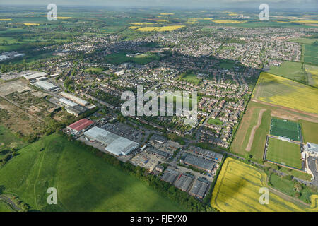 Eine Luftaufnahme von Stamford, Lincolnshire Stockfoto