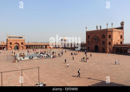 Jama Masjid befindet sich in Alt-Delhi, Indien Stockfoto