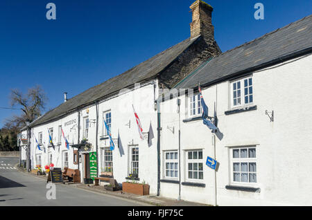 Bridge End Public House in Crickhowell, Powys Stockfoto