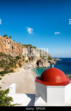 Die schönsten Strände Griechenlands. Kyra Panagia, Insel Karpathos. Stockfoto