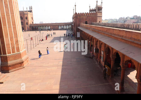 Jama Masjid befindet sich in Alt-Delhi, Indien Stockfoto