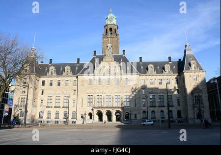 Rotterdam-Rathaus (Stadhuis van Rotterdam) auf Coolsingel, Rotterdam, Niederlande Stockfoto