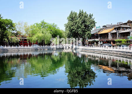 Die hinteren Seen in Peking, China Stockfoto