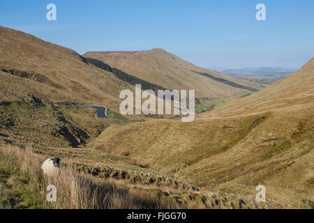 Glengesh Pass im Co. Donegal, Irland, auf dem Wilden Atlantik Weg Stockfoto