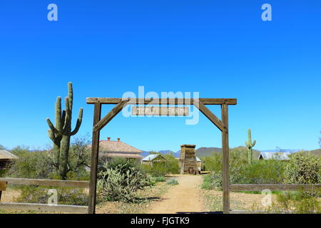 Alten Ranch Stockfoto