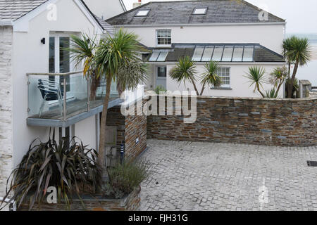 Die Mariners Mietobjekte am Rock, Cornwall, UK. Stockfoto