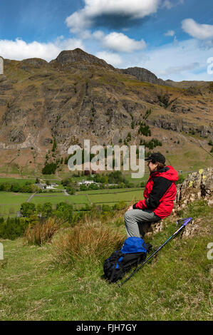 Great Langdale Lake District National Park Stockfoto