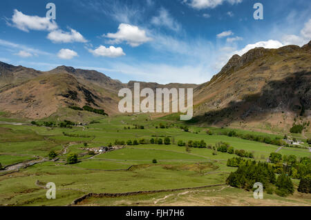 Mickelden Valley, Lake District Stockfoto