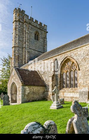 St. Marien Kirche, Litton Cheney, Dorset. Stockfoto