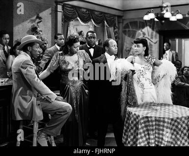 ETHEL WATERS, Eddie "ROCHESTER" ANDERSON, Lena Horne, HÜTTE IM HIMMEL, 1943 Stockfoto