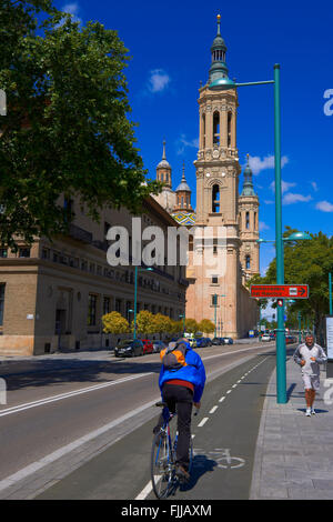 Zaragoza, Basílica del Pilar, Saragossa, Aragon, Spanien. Stockfoto