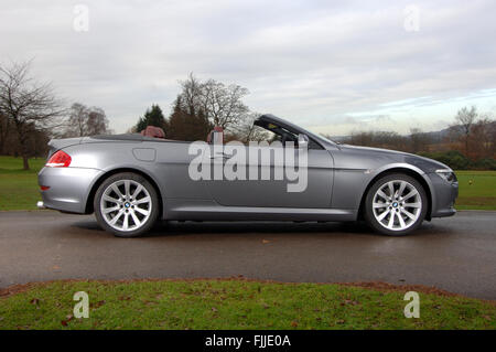 2007 BMW 635d Leistung Diesel soft Top Cabrio Stockfoto