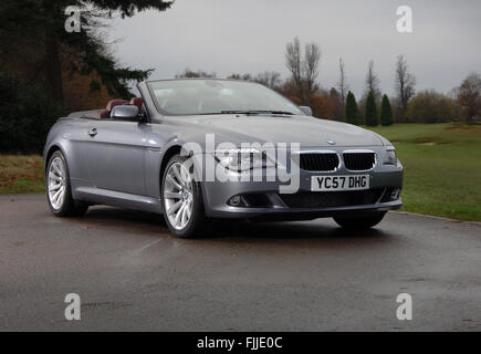 2007 BMW 635d Leistung Diesel soft Top Cabrio Stockfoto