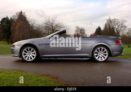 2007 BMW 635d Leistung Diesel soft Top Cabrio Stockfoto