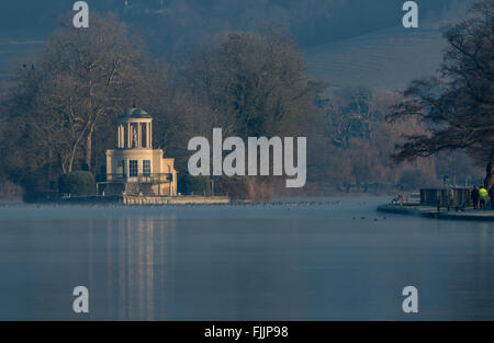 Tempel Insel Henley On Thames Oxfordshire Stockfoto