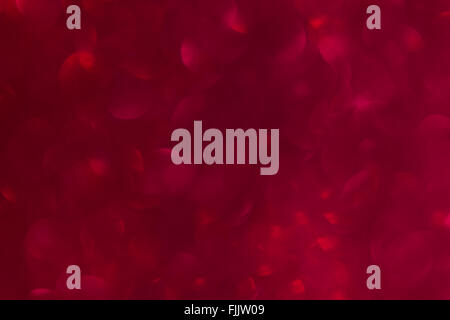 Romantische rote rosa Bokeh abstrakte Valentinstag Hintergrund Stockfoto