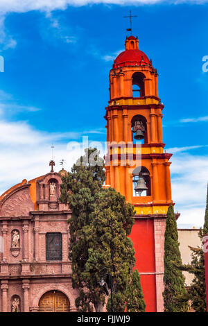 Templo Del Oratorio De San Felipe Neri Kirche Fassade San Miguel de Allende, Mexiko. Erbaut im 1700 s Stockfoto